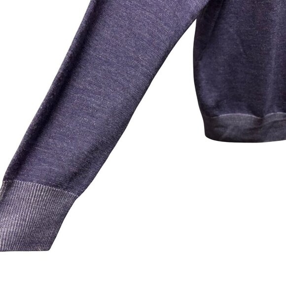 Peter Millar Mens V Neck Italian Merino Wool Sweater Large - Picture 5 of 7